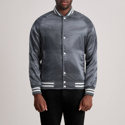 Xander Grey Varsity Jacket SH19