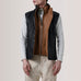 Zane Black Leather Vest SH10