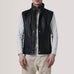 Zane Black Leather Vest SH10