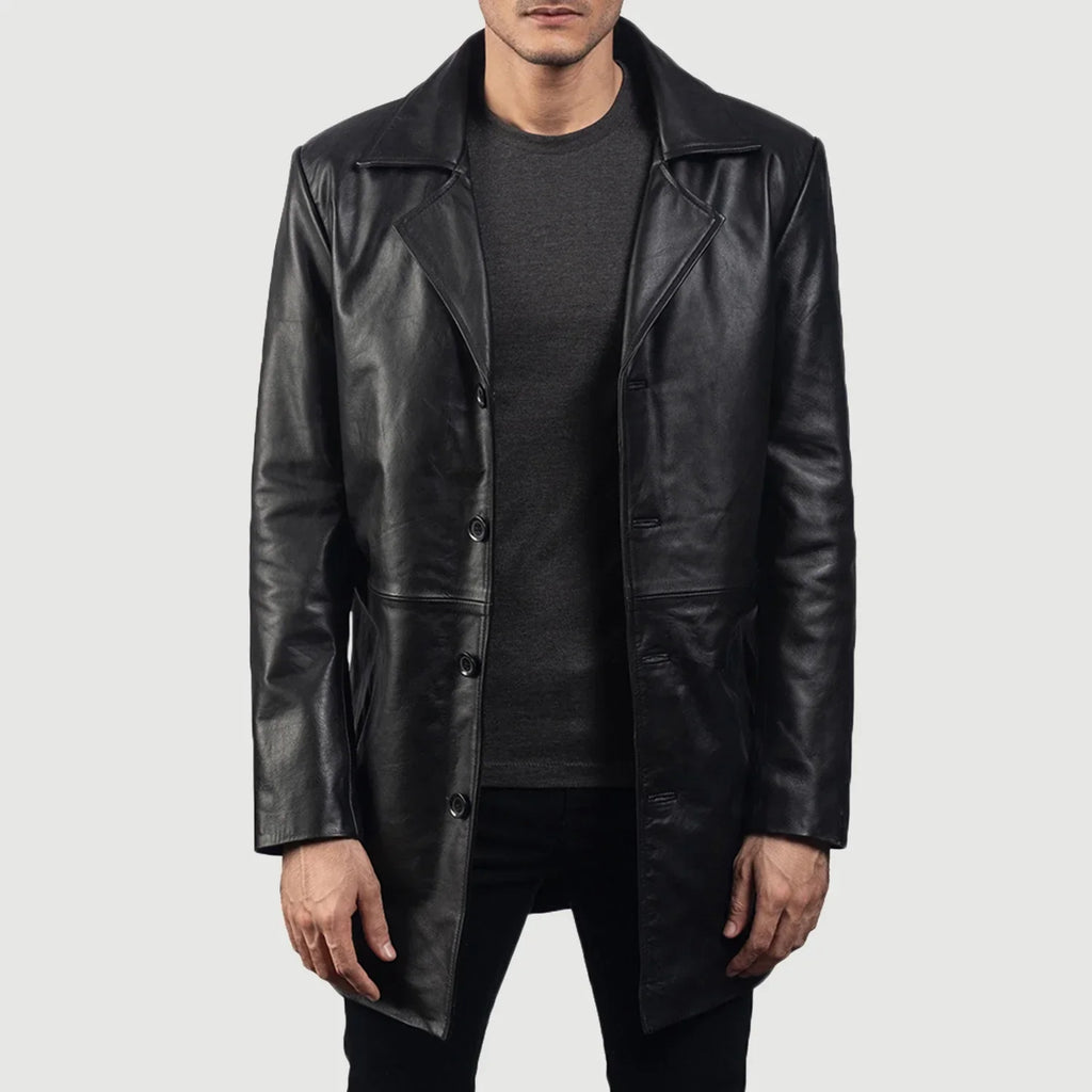[FS] Classmith Black Leather Coat