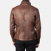 Darren Brown Leather Biker Jacket