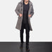 Drake Grey Wool Hooded Duffle Coat