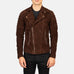 Faisor Mocha Suede Biker Jacket