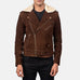 Furton Mocha Suede Biker Jacket