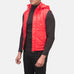 Fuston Red Hooded Puffer Vest