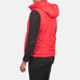 Fuston Red Hooded Puffer Vest