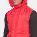 Fuston Red Hooded Puffer Vest