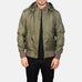 Hanklin Ma-1 Green Hooded Bomber Jacket