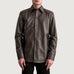 Haven Brown Leather Shirt