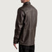 Haven Brown Leather Shirt