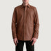 Haven Matte Brown Leather Shirt