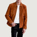 Inferno Brown Suede Leather Jacket