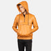 Kenton Hooded Brown Leather Pullover Jacket
