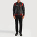 Liberte USA Black Leather Varsity Jacket