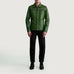 Mystical Green Leather Jacket