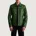 Mystical Green Leather Jacket