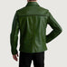 Mystical Green Leather Jacket