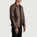 Mystical Pullup Brown Leather Jacket