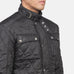 Nelson Quilted Black Windbreaker Jacket