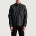 Scout Tumbled Black Leather Shirt SH93