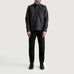 Scout Tumbled Black Leather Shirt SH93