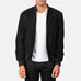 Shane Black Suede Bomber Jacket SH88