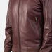 Shane Maroon Leather Bomber Jacket SH84