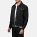 Stallon Black Suede Trucker Jacket SH77