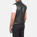 Sullivan Black Leather Biker Vest SH75