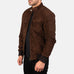 Sven Mocha Suede Bomber Jacket SH72