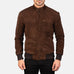 Sven Mocha Suede Bomber Jacket SH72