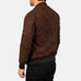 Sven Mocha Suede Bomber Jacket SH72