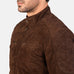 Sven Mocha Suede Bomber Jacket SH72
