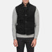 Tony Black Suede Vest SH62