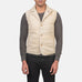 Tony Off-White Suede Vest SH59