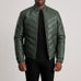 Travis Green Leather Puffer Jacket SH57