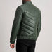 Travis Green Leather Puffer Jacket SH57