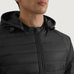 Tyler Black Hooded Puffer Jacket SH55