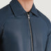 Walton Blue Leather Varsity Jacket SH36