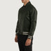 Walton Green Leather Varsity Jacket SH34