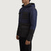Wayne Black & Blue Hooded Puffer Jacket SH33