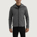 Wesley Grey Hooded Windbreaker Jacket SH28