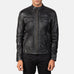 Youngster Black Leather Biker Jacket SH17
