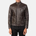 Youngster Brown Leather Biker Jacket SH16