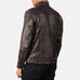 Youngster Brown Leather Biker Jacket SH16