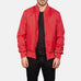 Zack Red Bomber Jacket SH11