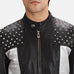 Shapron Studded Leather Biker Jacket SH82