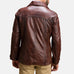 Vincent Alley Brown Leather Jacket SH44
