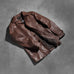 Vincent Alley Brown Leather Jacket SH44
