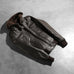 Roslyn Brown Hooded Leather Bomber Jacket SH560